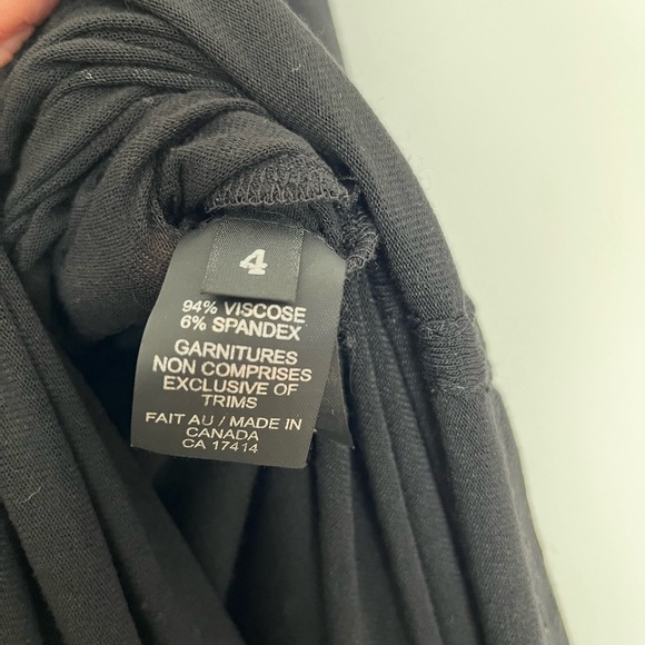 Marie Saint Pierre Montreal Black Dress size 4 - Picture 4 of 6